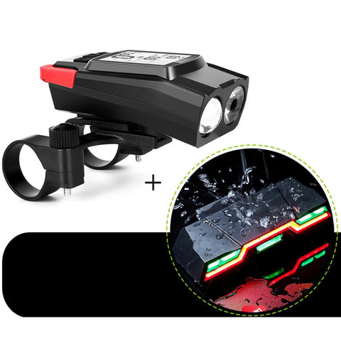 3 In 1 Wireless Bicycle Code Meter Lamp Strong Light Front Light, Red, Green, Blue, Black, Upgrade Floating (Red), Upgrade Floating (Green), Upgrade Floating (Blue), Upgrade Floating (Black), Red Upgrade Floating + Tail Light                           ...