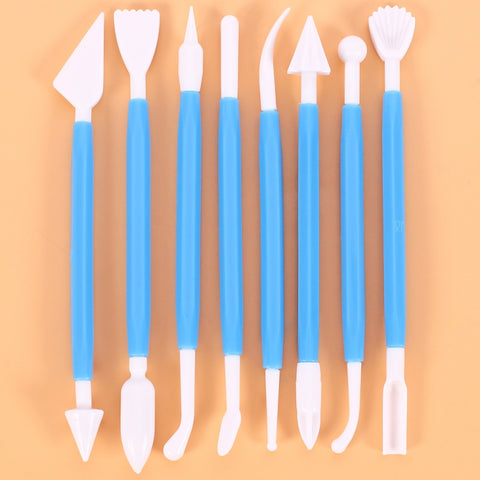 2 Sets Carving Pen Cake Fondant Carving Knife Making Cutting Tool 01030 Purple (OPP Bag Packaging), 01071 Yellow (OPP Bag Packaging), 01018 Red (OPP Bag Packaging), 02023 Blue (OPP Bag Packaging), 02030 Pink (OPP Bag Packaging)                         ...