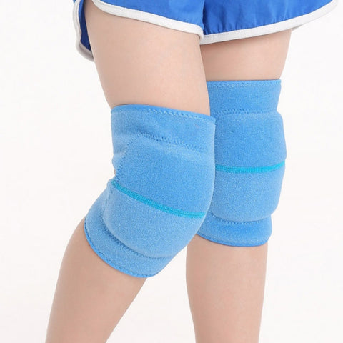 Children Sponge Thickened Knee Pads Sports Dancing Anti-Fall Protective Gear, Specification: M  (Rose Red), S (Black), M (Black), S (Sky Blue), M (Sky Blue), S (Rose Red), M  (Rose Red)