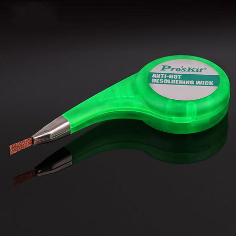 ProsKit Anti-Scalding Tin Suction Wire Tin Suction Tape, DP-033A 2mx1.5mm, DP-033B 2mx2mm, DP-033C 2mx2.5mm, DP-033D 1.5mx3mm, DP-033E 1.5mx3.5mm