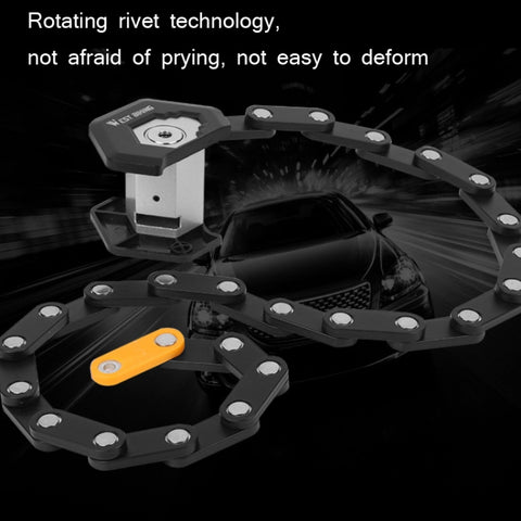 WEST BIKING Bicycle Snti-Theft Key Lock Motorcycle Chain Folding Lock, Folding Lock