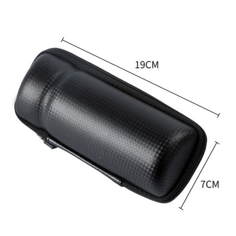 WEST BIKING Bicycle Hard Shell Bag Portable Storage And Riding Equipment, Black, Bright Black