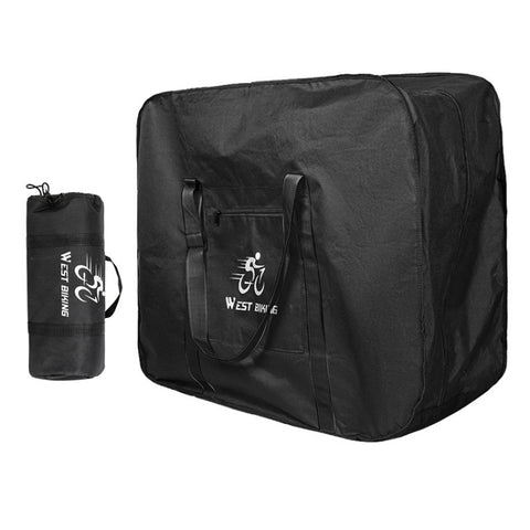 WEST BIKING Folding Bicycle Bag Bicycle Storage Bag, Small （Black）, Small （Green）, Large （Black）, Large （Green）