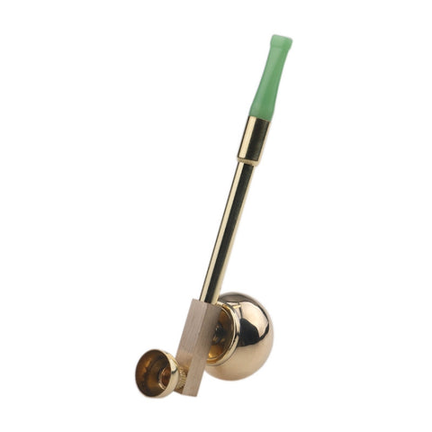 Hookah Water Pipe Dry Pipe Filter Water Pipe And Dry Tobacco Rod, Brass, Acrylic