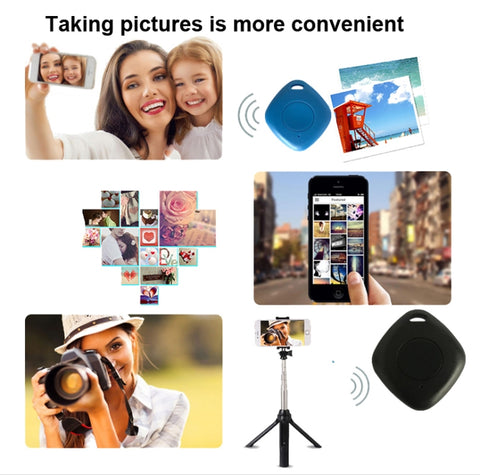 3 PCS Bluetooth Remote Control Diamond-Shaped Bluetooth Selfie Mobile Phone Wireless Shutter Camera Remote Control