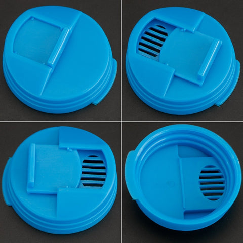 3 PCS Universal Leak-Proof Cover For Cans Push-Type Splash-Proof Cover, Blue, Yellow, Red