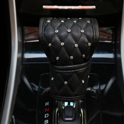 Car Interior Cover Diamond Car Accessories, A Pair Shoulder Guard, Gear Cover, Handbrake Cover
