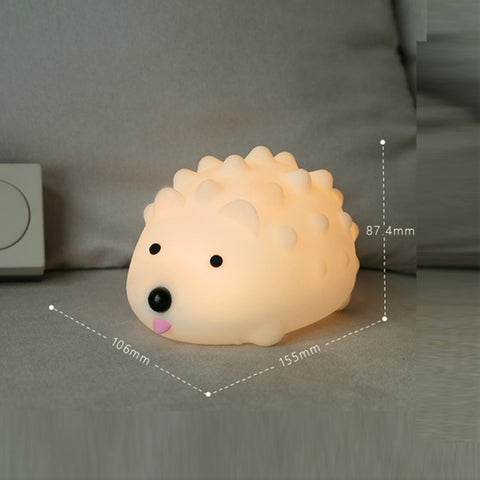 ZD-27 Cute Hedgehog Night Light Timer Dimming USB Bedside Lamp, Style:, ZD-27 Hedgehog Button Control, ZD-27 Hedgehog Remote Control