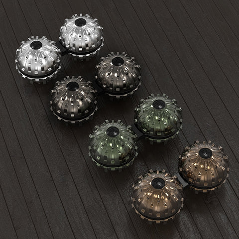 Siamese Massage Ball Fingertip Spinner Toy Decompression Artifact, (Silver), (Black), (Bronze), (Red Copper)