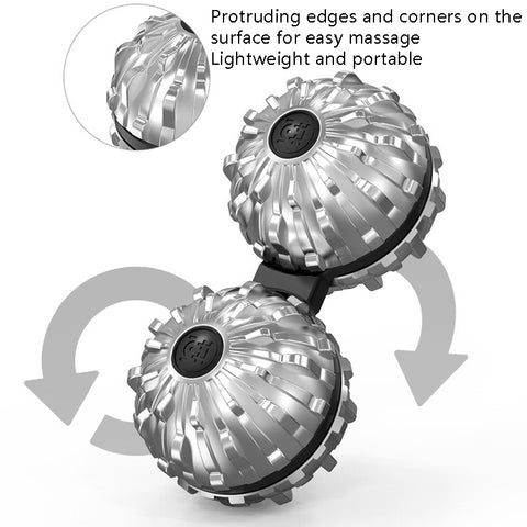 Siamese Massage Ball Fingertip Spinner Toy Decompression Artifact, (Silver), (Black), (Bronze), (Red Copper)