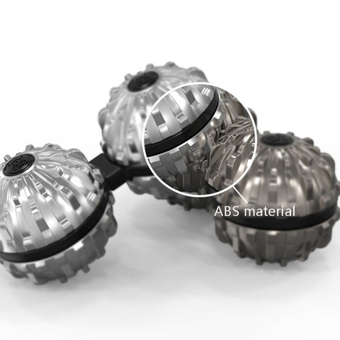 Siamese Massage Ball Fingertip Spinner Toy Decompression Artifact, (Silver), (Black), (Bronze), (Red Copper)
