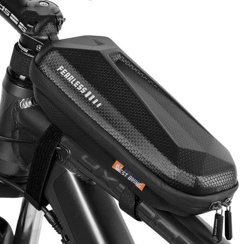 West Biking EVA Hard Shell Bicycle Front Bag Mountain Road Bike Front Beam Bag Riding Equipment, West Biking EVA Front Beam Bag