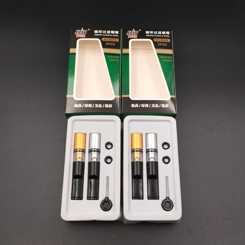 2 Boxes JZIY JY-106 Rough Two-Purpose Tobacco Filter Can Be Cleaned Circulating Filter, JY-106