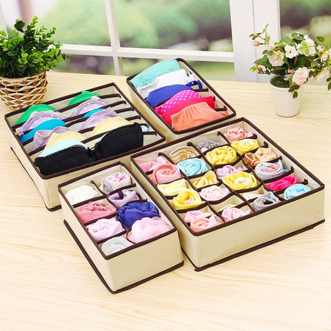 Organizer Storage Box Drawer for Underwear Bra Scarf Socks