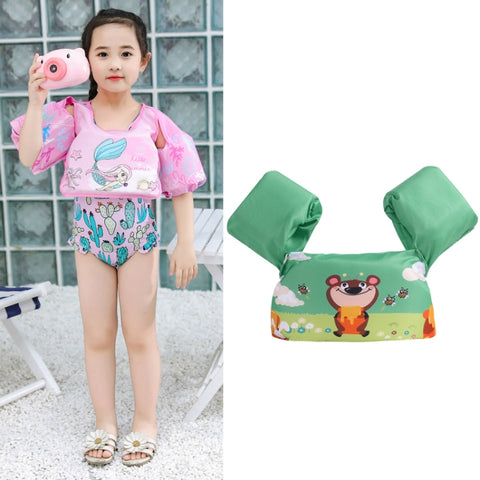 Children Swimming Foam Arm Ring Baby Swimming Equipment Floating Ring Water Sleeve Buoyancy Vest, Pink Flamingo, Pink Swan, Blue Dolphin, Blue Starfish, Purple Dog, Yellow Duck, Blue Whale, Green Bee, Blue Shark, Blue Crab, Blue Elephant, Pink Mermaid ...