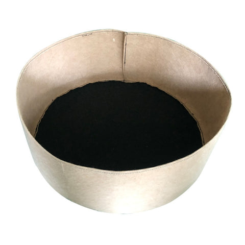 Felt Planting Barrel Indoor Outer Round Plant Bag Non-Woven Seedling Bag, 130x30cm 400L