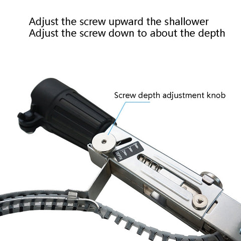 JieLi Chain Belt Screw Converter Electric Screwdriver On Gypsum Board Tool, Electric Screwdriver With 50 Chains Strap