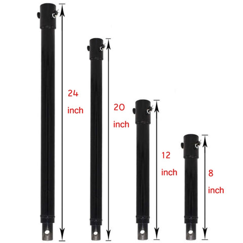 Digging Machine Ground Drill Planting Machine Drill Bit Extension Rod, 20cm, 30cm, 50cm, 60cm