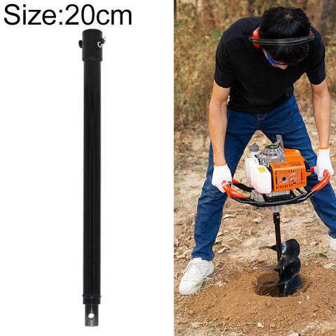 Digging Machine Ground Drill Planting Machine Drill Bit Extension Rod, 20cm, 30cm, 50cm, 60cm