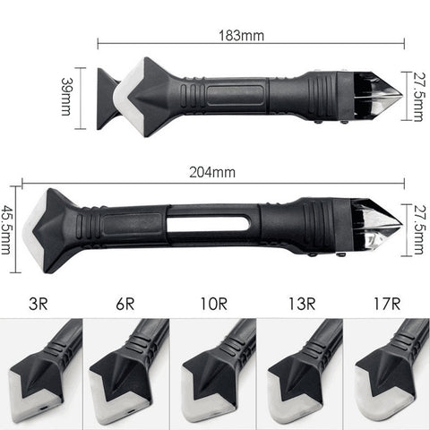 32 PCS / Set Metal Scraper Nozzle Application Polishing Grout Scraping Beauty Sewing Tools, 32 PCS / Set