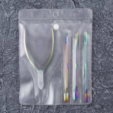 FABIYAN Stainless Steel Dead Skin Shear Steel Push Nail Art Tool Set, Specification: Set 3, Set 1, Set 2, Set 3, 3 Sets-Set 4, Set 5, Set 6, Set 7, Set 8, Set 9, Set 10, Set 11, Set 12, Set 13, Set 14, Set 15, Set 16