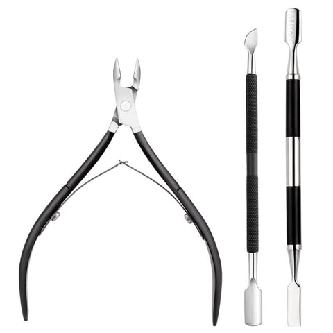 FABIYAN Stainless Steel Dead Skin Shear Steel Push Nail Art Tool Set, Specification: Set 3, Set 1, Set 2, Set 3, 3 Sets-Set 4, Set 5, Set 6, Set 7, Set 8, Set 9, Set 10, Set 11, Set 12, Set 13, Set 14, Set 15, Set 16