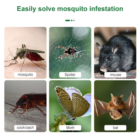JL-215 Ultrasonic Mosquito Killer High-Power Double-Horn High-Frequency Mouse Repeller, EU Plug, US Plug