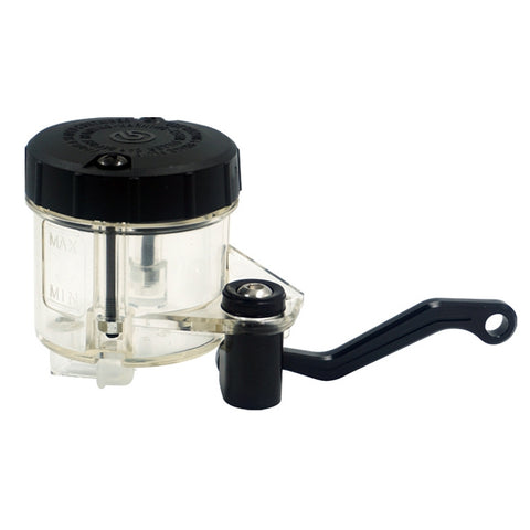 Motorcycle Modified Fittings Front Brake Oil Liquid Oil Cup Direct Pump Large Capacity Universal Oil Pot, (Black), (Transparent)