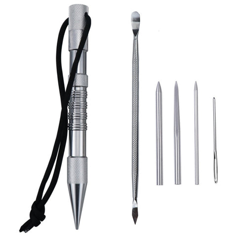 Umbrella Rope Needle Marlin Spike Bracelet DIY Weaving Tool, Specification:, 4 PCS / Set Black, 4 PCS / Set Silver, 5 PCS / Set Black, 5 PCS / Set Silver, 6 PCS / Set Black, 6 PCS / Set Silver, 7 PCS / Set Black, 7 PCS / Set Silver, 9 PCS / Set Black  ...