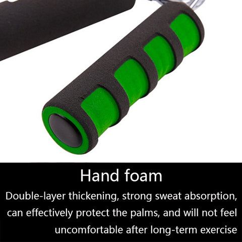 2 PCS Home Fitness Finger Exercise Spring Type A Grip With Foam Handle, 2 PCS Black Green