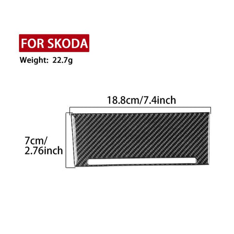 For 2017-2021 Skoda Octavia Left Right Hand Drive Center Console Storage Panel Sticker