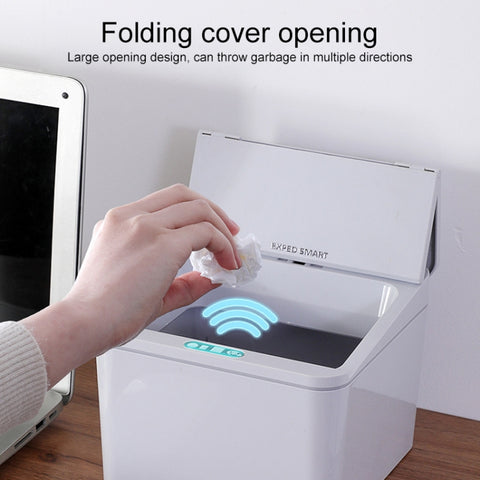 EXPED SMART Desktop Smart Induction Electric Storage Box Car Trash Can, 4L Battery Version (White), 4L Charge Version (White), 4L Battery Version (Gray), 4L Charge Version (Gray), 6L Battery Version (White), 6L Charge Version (White)                   ...