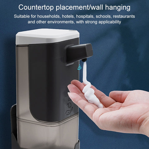 EXPED SMART Intelligent Sensor Soap Dispenser Automatic Foaming Hand Washing Machine,Style:, 600ML Foam Version (White), 600ML Gel Drawing Version (White), 600ML Foam Version (Blue Grey), 600ML Gel Drawing Version (Blue Grey)