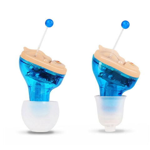 ZDC-901A Hearing Aid Sound Amplifier Digital Smart Denoising Hearing Aid, Blue, Red