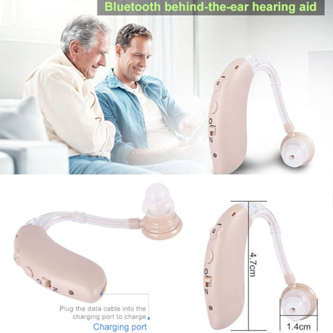 G25 Bluetooth Hearing Aid Elderly Sound Amplifier Sound Collector, EU Plug, US Plug