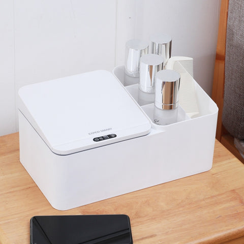 EXPED SMART Intelligent Induction Desktop Electric Storage Box, Battery Version (White), Battery Version (Gray), USB Charging (White), USB Charging (Gray)