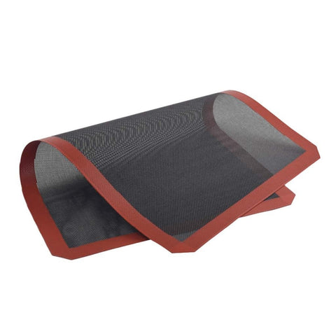 Hollow Non-Stick High Temperature Baking Mat Breathable Glass Fiber Baking Pan Mat, 40x30cm Straight Angle, 12 Lap 40x30cm Cut Angle, 18 Lap 40x30cm Straight Angle, 57x37cm Straight Angle