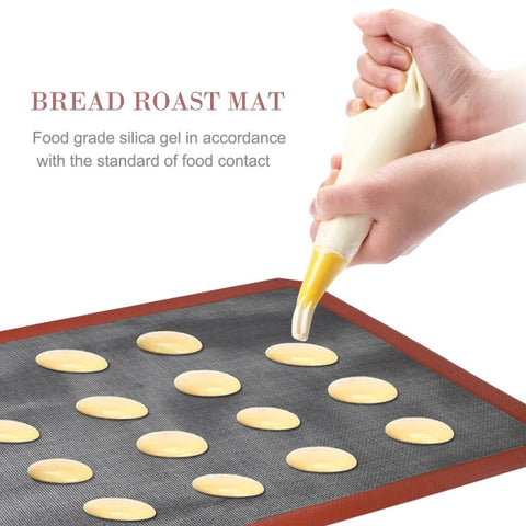 Hollow Non-Stick High Temperature Baking Mat Breathable Glass Fiber Baking Pan Mat, 40x30cm Straight Angle, 12 Lap 40x30cm Cut Angle, 18 Lap 40x30cm Straight Angle, 57x37cm Straight Angle