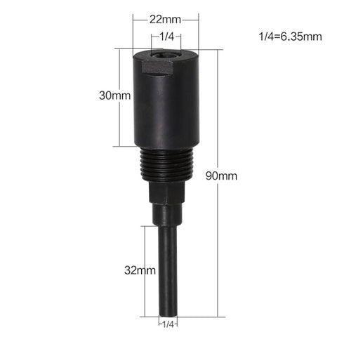 Engraving And Trimming Machine Extension Rod, Style:, 1/4 inch Handle, 8mm Handle, 1/2 inch Handle