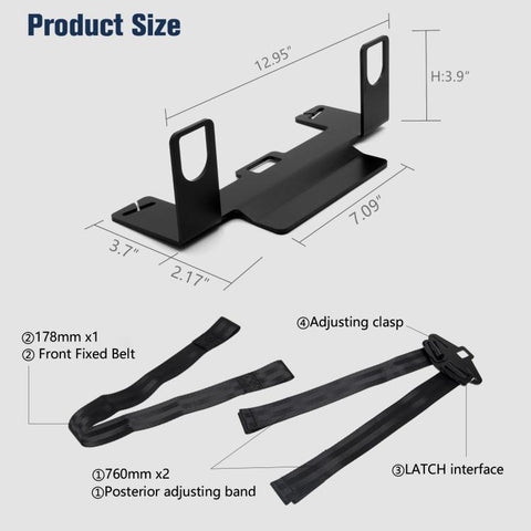 Universal ISOFIX Seat Bracket For SUVs/MPVs/Off-road Vehicles, ZL-2059-2
