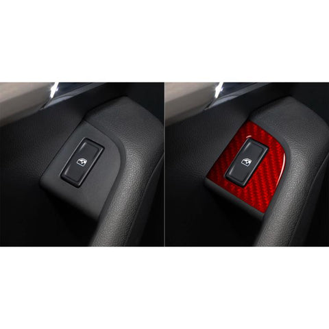 For 2017-2021 Skoda Octavia Left-Hand Drive 8pcs /Set Window Switch Panel Sticker, Left-Hand Drive