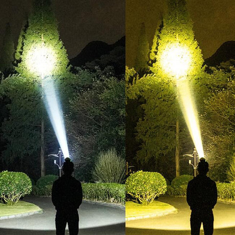 LED Night Fishing Charge Head Light Outdoor Camping Fishing Miner Light Searchlight Head-Mounted Flashlight With Charge Display, 32 Lamp Beads White Light, 32 Lamp Beads Yellow Light, 40 Lamp Beads White Light, 40 Lamp Beads Yellow Light