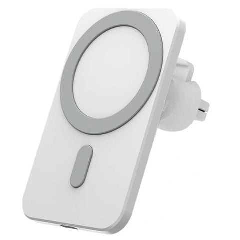 N16 10W Car Air Outlet + Suction Cup Magsafe Magnetic Wireless Charger Mobile Phone Holder For IPhone 12 Series