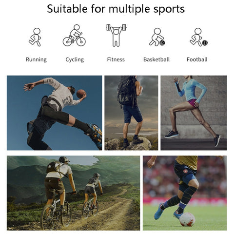 Sports Spring Supported Knee Brace Compression Protection Patella Riding Protective Gear, One Size, Patella Riding Protective Gear(Black / Gray), Patella Riding Protective Gear(Black / Orange), Patella Riding Protective Gear(Black / Red)               ...