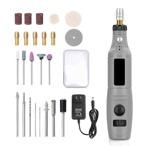 Mini Electrical Engraving Pen Cutting And Polishing Electrical Grinder Tool Set, US Plug, US Plug(Red), US Plug(Grey), US Plug(Green)