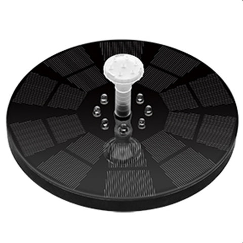 Colorful Lamp Battery Solar Fountain Floating Landscape Fountain, Colorful Lamp Fountain