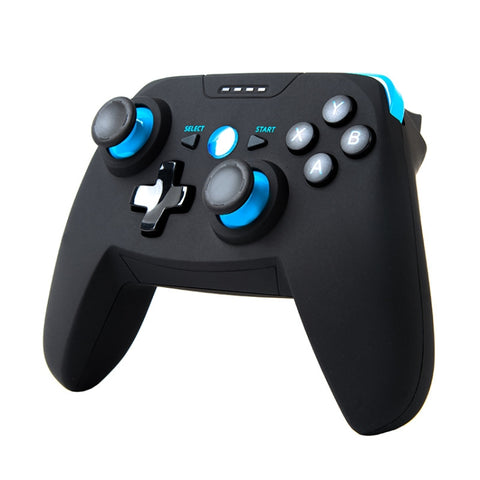 CX-X1  2.4GHz + Bluetooth 4.0 Wireless Game Controller Handle For Android / iOS / PC / PS3, Single Handle (Black), Handle + Bracket (Black), Handle + Bracket + Receiver (Black), Single Handle (Blue), Handle + Bracket (Blue)                             ...