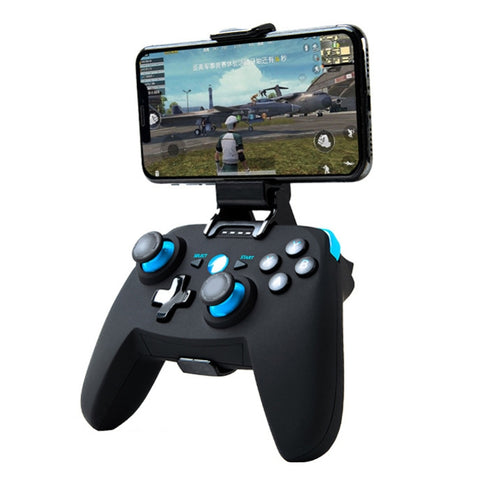 CX-X1  2.4GHz + Bluetooth 4.0 Wireless Game Controller Handle For Android / iOS / PC / PS3, Single Handle (Black), Handle + Bracket (Black), Handle + Bracket + Receiver (Black), Single Handle (Blue), Handle + Bracket (Blue)                             ...