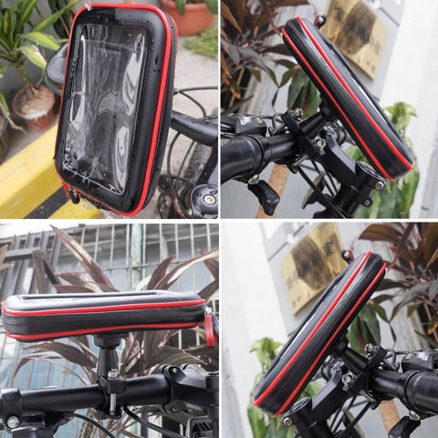 OKD Motorcycle Bicycle Touch Screen Waterproof Mobile Phone Bag Bracket, S, M-4, L-3, XL-4