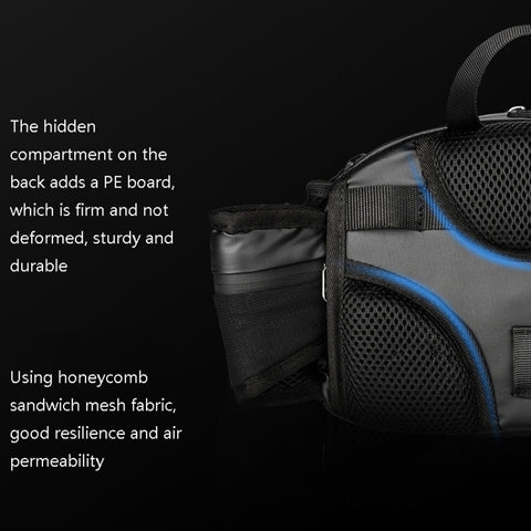 Rhinowalk X21922 Multi-Function Riding Front Handlebar Bag Road Bike Tool And Equipment Front Bag, Black, Gray